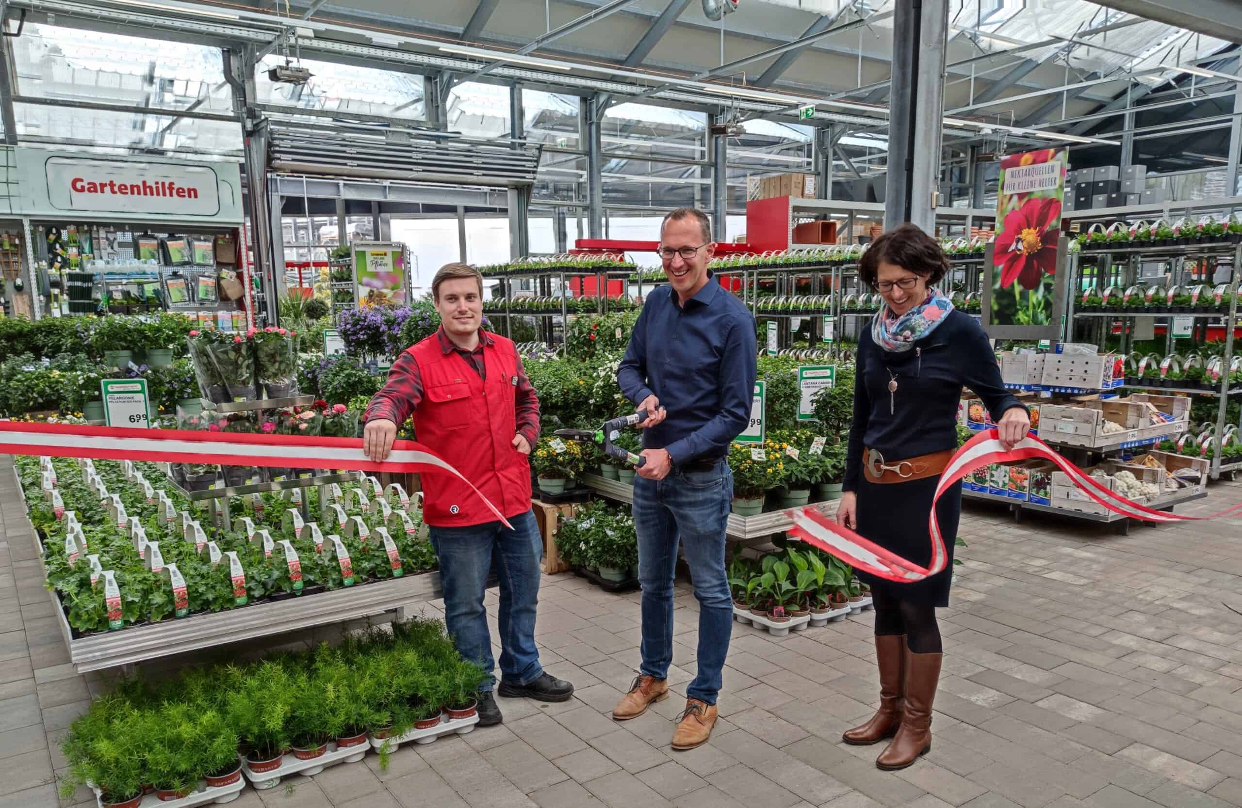 Tolles gartenerlebnis im neuen gartencenter